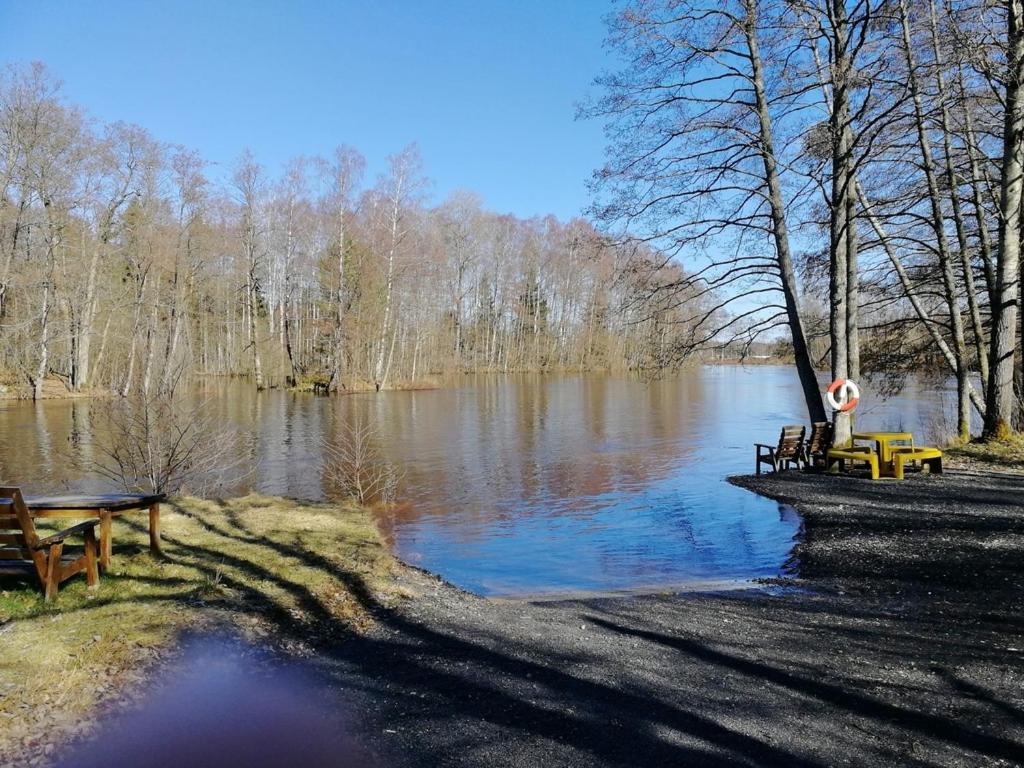 Ferienhaus Annerstad Nahe Bolmen Angeln Baden Kanu Exterior foto